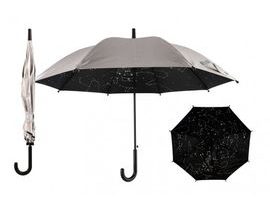 Ejekcia dáždnikovej hviezdy Ejekcia 70 cm kovové/plastové striebro vo vrecku
