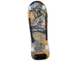 ACRA Skateboard barevný S2-žlutý