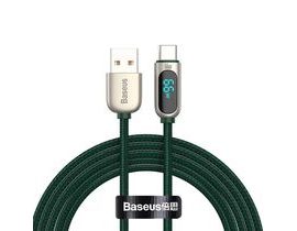 Baseus Kabel k displeji USB Type-C, 66W, 2 m (zelený)