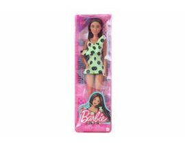 Barbie Model - Lime Dress With Polka Dots HJR99