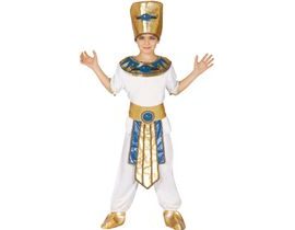 Egyptské maškarní šaty pro děti Egyptský faraon Kostým pro chlapce Věk 10 - 12 let