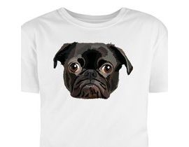 T -shirt vytlačené: Mops