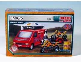 Stavebnica Monti 49 Enduro Renault Trafic 1:35 v krabici 22x15x6cm Cena za 1ks