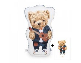 Ceba Baby Mazlící polštářek Fluffy Puffy Joe 50cm + plakát zdarma