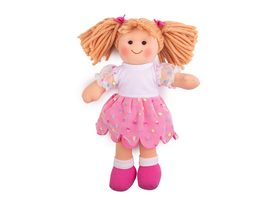 Bigjigs Toys Látková panenka Darcie 28 cm