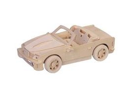 Woodcraft Drevené 3D puzzle veľké BMW