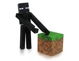 Figurka Minecraft Enderman s příslušenstvím 9cm