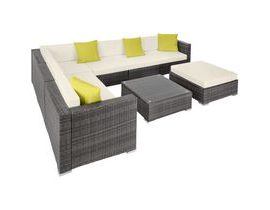 Tectake 403754 Záhradný Rattan Furniture Marbella