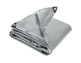 Tectake 403940 Cover Sail, vodotesná šedá