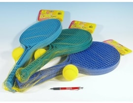 Soft tenis plast farebný + loptička 53cm v sieťke Cena za 1ks