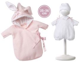 Llorens M636-36 obleček pro panenku miminko NEW BORN velikosti 35-36 cm