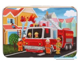 Detské puzzle - hasiči