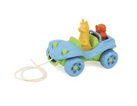 Green Toys Ťahacie auto modré