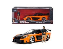 Rychle a zběsile auto 1997 Mazda RX7 1:24 + figurka Han Lue