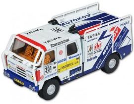 Auto Tatra 812 rallye kov 18cm 1:43 v krabičke Kovap Cena za 1ks