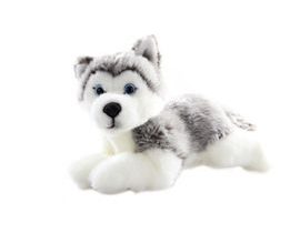 Plyš Husky ležící 23 cm - ECO-FRIENDLY