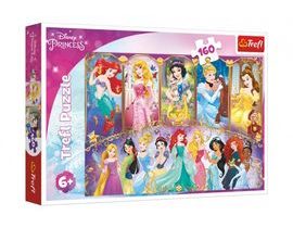 Puzzle Portréty princezien Disney 41x27,5cm 160 dielikov v krabici 29x19x4cm Cena za 1ks