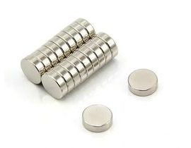 Neodymové magnety 10 x 2 mm - 10 ks