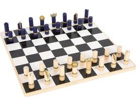 Malé šachové šachy a dáma zlatá edícia