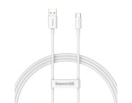 Kabel Baseus Superior Series USB-C, 65W, PD, 1 m (bílý)