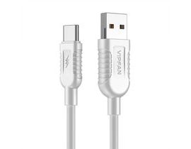 Kabel USB na USB-C Vipfan X04, 5A, 1,2 m (bílý)