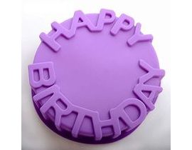 Silikonová forma na pečení - Happy birthday