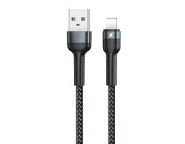 Kabel USB Lightning Remax Jany Alloy, 1 m, 2,4 A (černý)