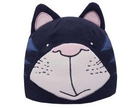 Dětská zimní čepice kočička tmavě modrá