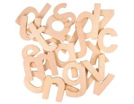 Bigjigs Toys Drevená abeceda malé písmená