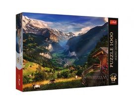 Puzzle Premium Plus - Photo Odyssey: Údolí Lauterbrunnen 1000 dílků 68,3x48cm v krabici 40x27x6cm