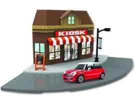 Bburago 1:43 Street Fire City Kiosk Store