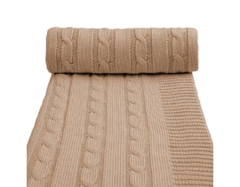Dětská pletená deka, beige / béžová