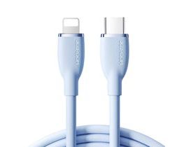 Kabel barevný 30W USB C k Lightning SA29-CL3 / 30W / 1,2m (modrý)