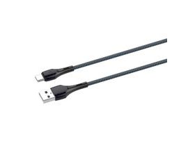 LDNIO LS522 USB - USB-C 2m kabel (šedomodrý)