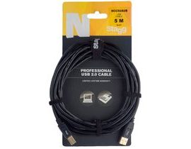 Stagg NCC5UAUB, kábel USB 2.0, USB A / USB B, 5m