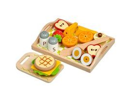 Lucy & Leo 222 Snídaně na podnosu - dřevěná herní sada s magnety