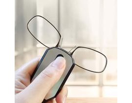 Skládací dioptrické brýle na čtení - klíčenka