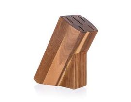BANQUET Stojan drevený pre 5 nožov BRILLANTE Acacia 23 x 11 x 10 cm