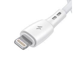 Kabel USB-Lightning Vipfan Racing X05, 3A, 1m (bílý)