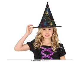 Čarodejnícky klobúk s pavúkami pre deti