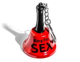 Zvoneček Ring for sex - na klíče