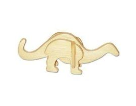 Woodcraft Drevené 3D puzzle mini skladačka Apatosaurus