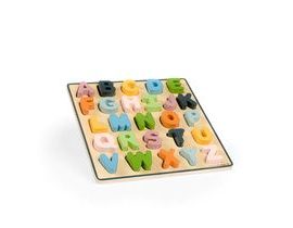 Bigjigs Toys Dřevěné puzzle velká písmena - ABC