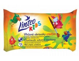 LINTEO BABY Vlhčené ubrousky LINTEO Kids - školní