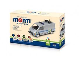 Monti System MS 27.5 Police Renault Trafic 1:35 v rámčeku 22x15x6cm