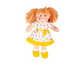 Bigjigs Toys Látková bábika Zoe 28cm