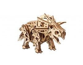 Ugears 3D dřevěné mechanické puzzle Triceratops