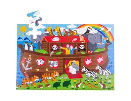 Bigjigs Toys Podlahové puzzle Noemova archa 48dílků