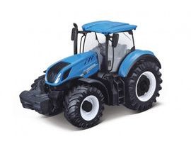 Traktor Bburago Fendt 1050 Vario/New Holland kov/plast 13cm 2 druhy v krabičce 15x11x8cm