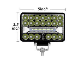 Dálkové přídavné pracovní LED světlo pro SUV, čtyřkolky, lodě 108W 10800lm